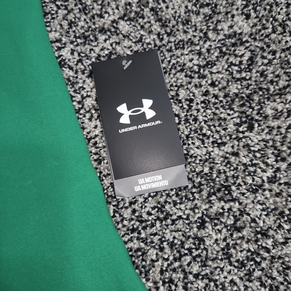 Under Armour Motion Athletic Dress Built-In Bra &Shorts Pocket Size S Green Nwt - Picture 7 of 16